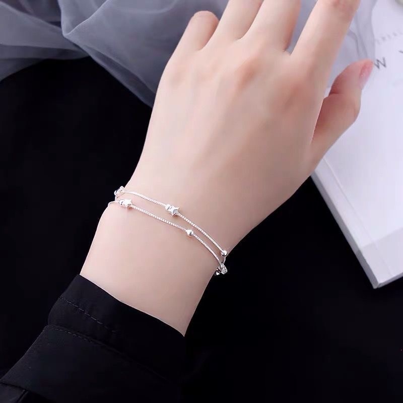 925 sterling silver Beautiful stars Bracelets