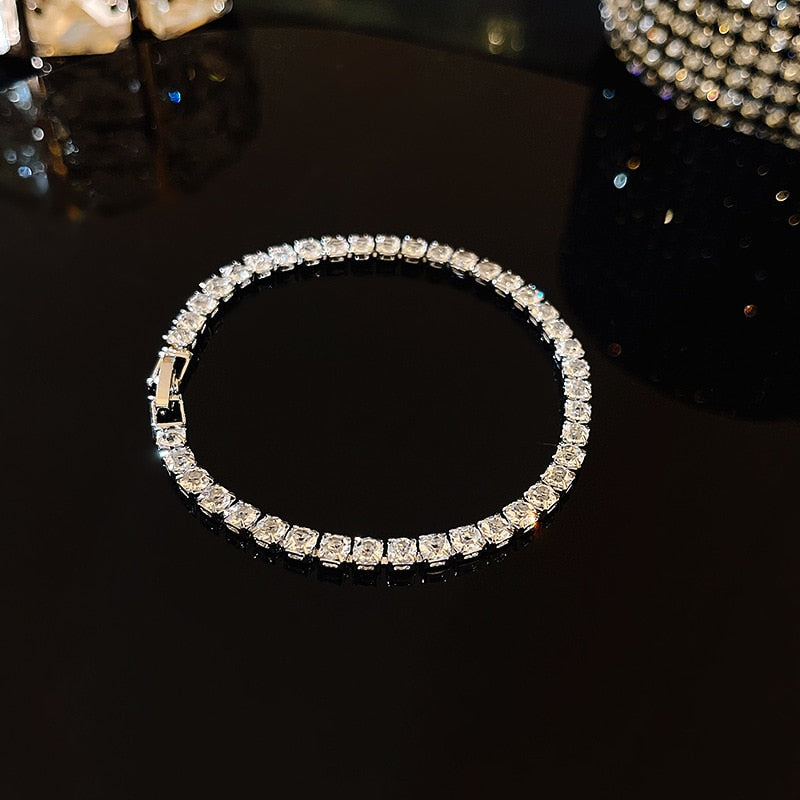 Luxury Gold Plated Oversized Zircon Adjustable Bracelets